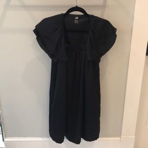 H&M Black baby doll dress